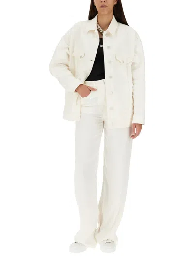 Givenchy Oversized Denim Viscose Jeans In White
