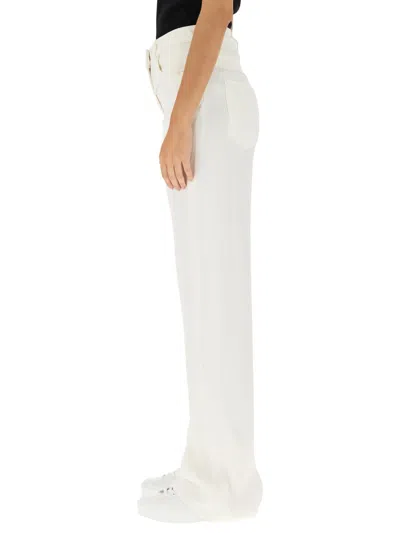 Givenchy Oversized Denim Viscose Jeans In White