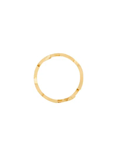 Saint Laurent Cassandre Ring In Gold
