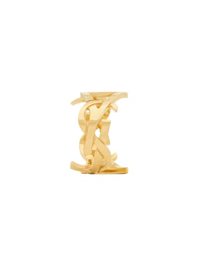 Saint Laurent Cassandre Ring In Gold