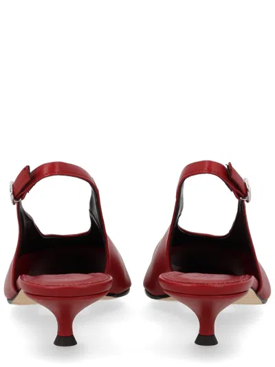 Aeyde Kitten Heel In Red