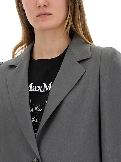 Max Mara Hebrides Jacket In Gray