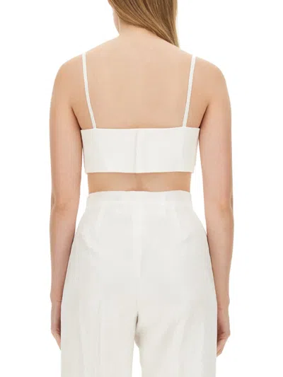 Max Mara Acetate Blouse In White