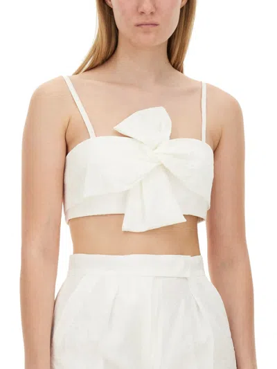 Max Mara Acetate Blouse In White