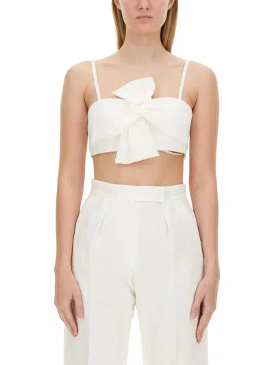 Max Mara Acetate Blouse In White
