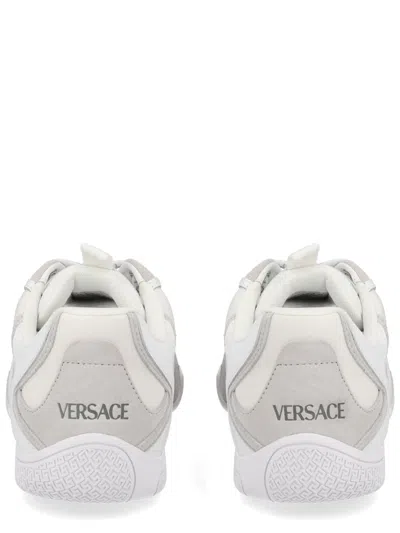 Versace Low Top Sneakers In White