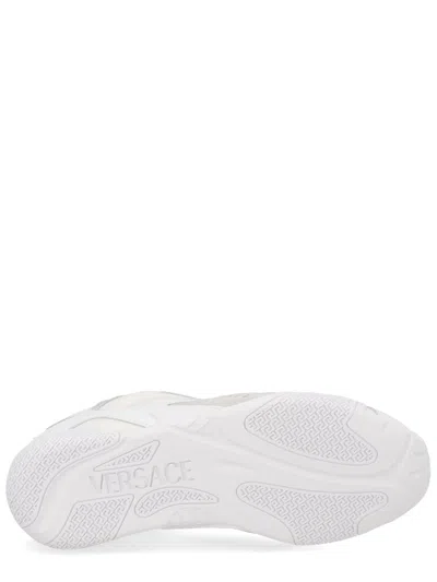 Versace Low Top Sneakers In White