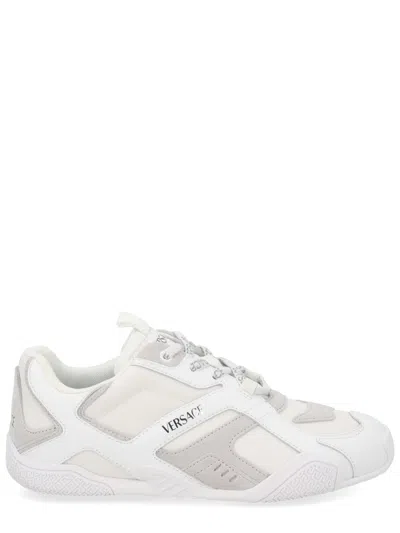 Versace Low Top Sneakers In White