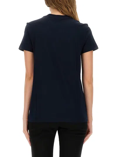 Max Mara Short-sleeved T-shirt In Blue