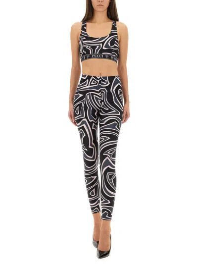 Pucci Emilio  Labyrinth Print Blouse In Multicolor