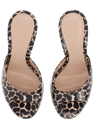 Gianvito Rossi 70 Leopard-print Calf Hair Pumps In Black