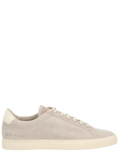 Common Projects Leather Sneakers In Yellow