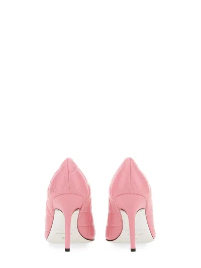 Dsquared2 Quilted Lamb Leather Pumps In Multi