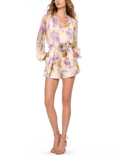 Zimmermann Luna Blouse In Multi