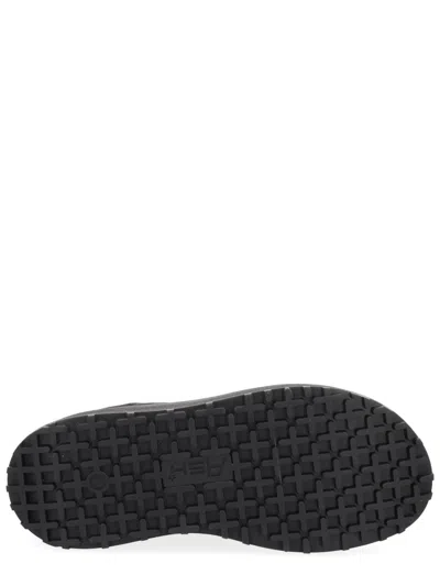 Ash Onyx Ankle Platform Slippers Pull Tab In Brown