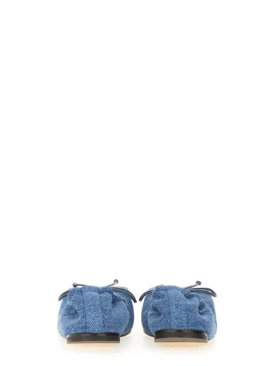 Jacquemus Square Dancer Flat In Blue