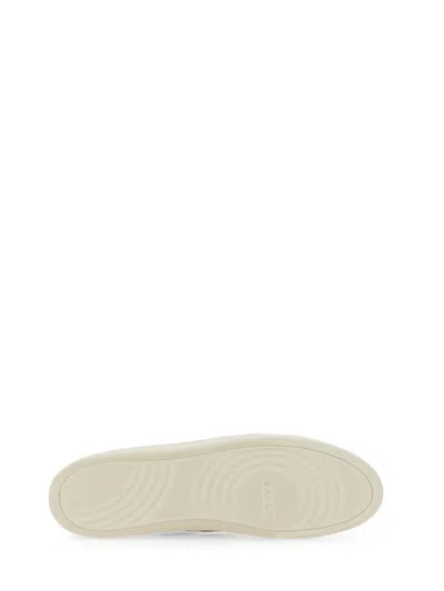 Bally Calf Leather Raise Sneaker In White