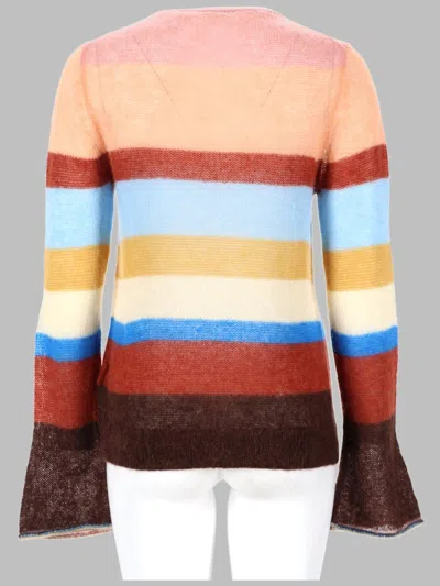 Paul Smith Striped Alpaca-wool Blend Sweater In Multicolor
