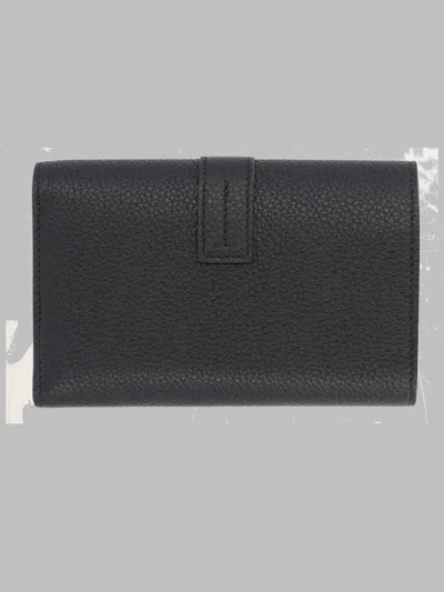 Tom Ford Compact Leather Wallet In Black
