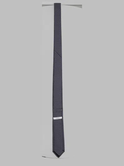Lardini Geometric-pattern Tie In Blue