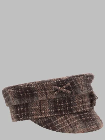 Ruslan Baginskiy Kpc09pf26_wpldfrbbrown Flat Cap In Brown