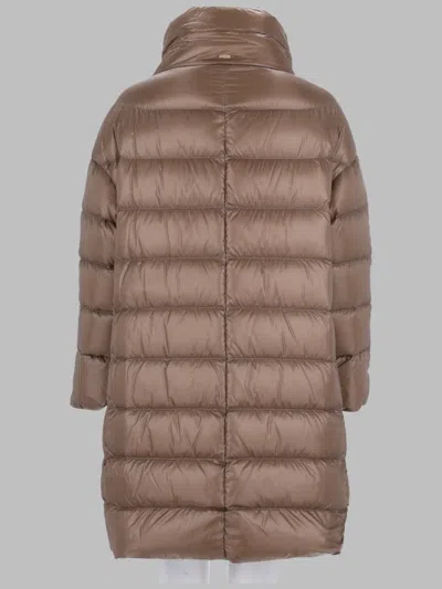 Herno Matilde Puffer Jacket In Brown