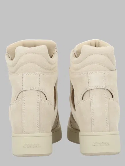 Isabel Marant Im3 High-top Leather Wedge Sneakers In Neutral