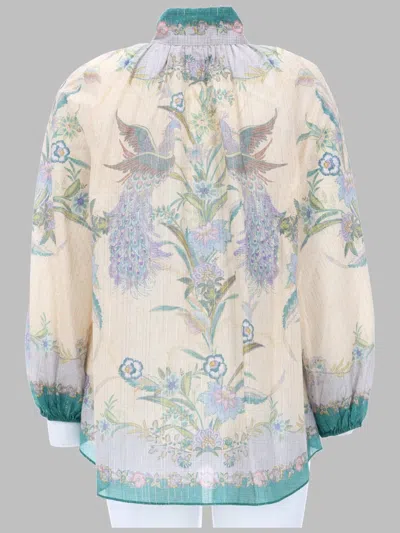 Zimmermann Indra Blouse In Multicolor