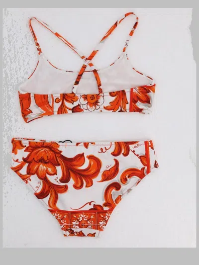 Dolce & Gabbana Elastane Blend Top And Slip Set In Multi