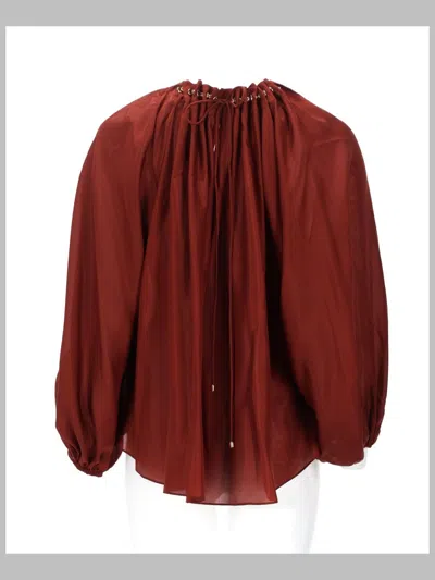 Zimmermann Aster Blouse In Red