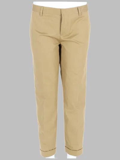 Dsquared2 Slim-fit Cropped Cotton Pants With Polished Cuffs In Animal Print