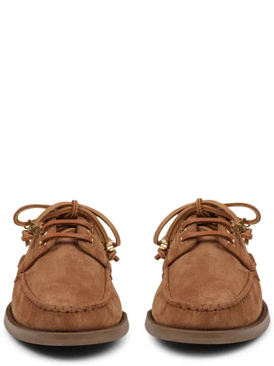 Celine Bateau Flat In Beige