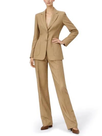 Max Mara Linen Blazer In Brown