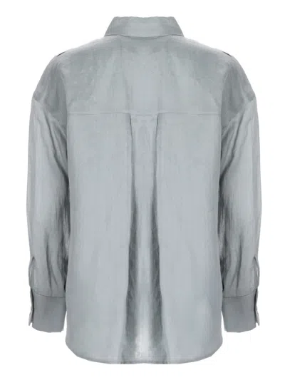 S Max Mara Camicia Abbraccio In Blue