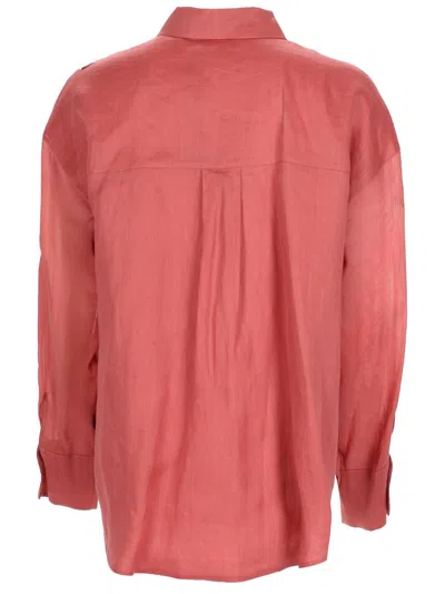 S Max Mara Camicia Abbraccio In Red