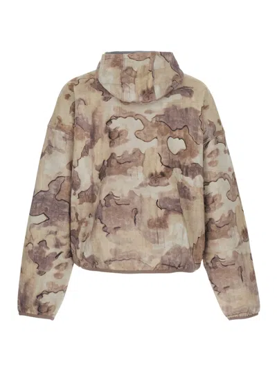 Represent Storm Hoodie Sweatshirt In Beige