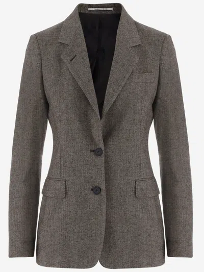 Tagliatore Houndstooth-pattern Single-breasted Blazer In Multi