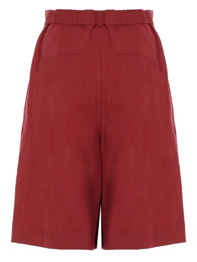 Max Mara Bermuda Shorts In Red