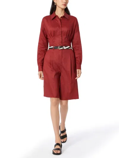 Max Mara Bermuda Shorts In Red