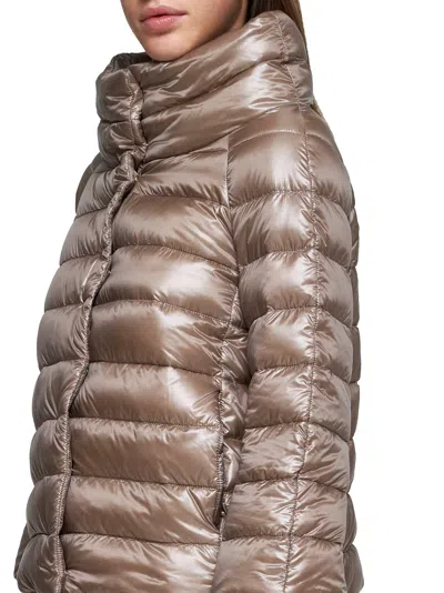 Herno Sofia Down Jacket In Brown
