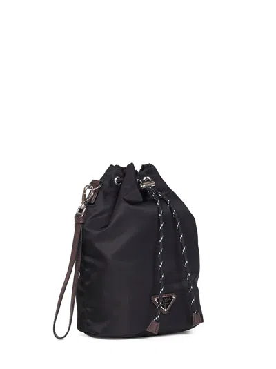 Prada Speedrock Pouch In Black