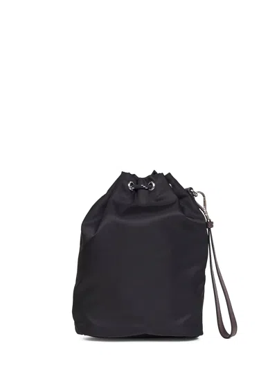 Prada Speedrock Pouch In Black