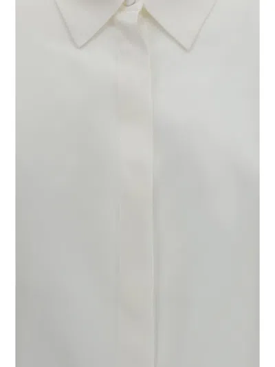 Lardini Silk Shirt In White