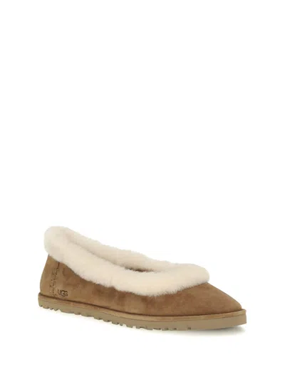 Ugg Zora Ballet Flat In Brown
