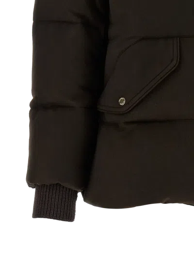 Moorer Down Jacket In Brown