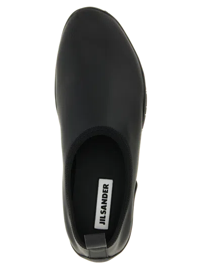 Jil Sander Elbe Slipper In Black