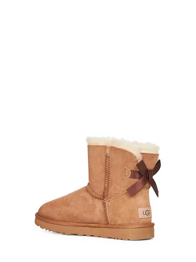 Ugg Mini Bailey Bow Ii Ankle Boot In Brown