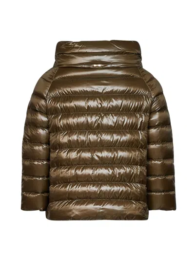 Herno Down Jacket In Green