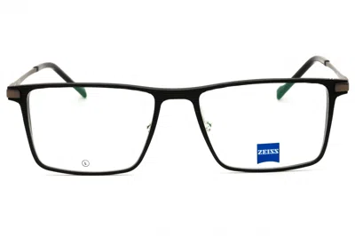 Zeiss Zs24144 Rectangular Metal Eyeglasses In Brown