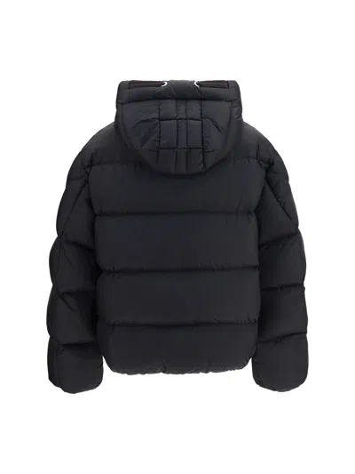 Parajumpers Black Goose Down Full-length Jacket In Multi